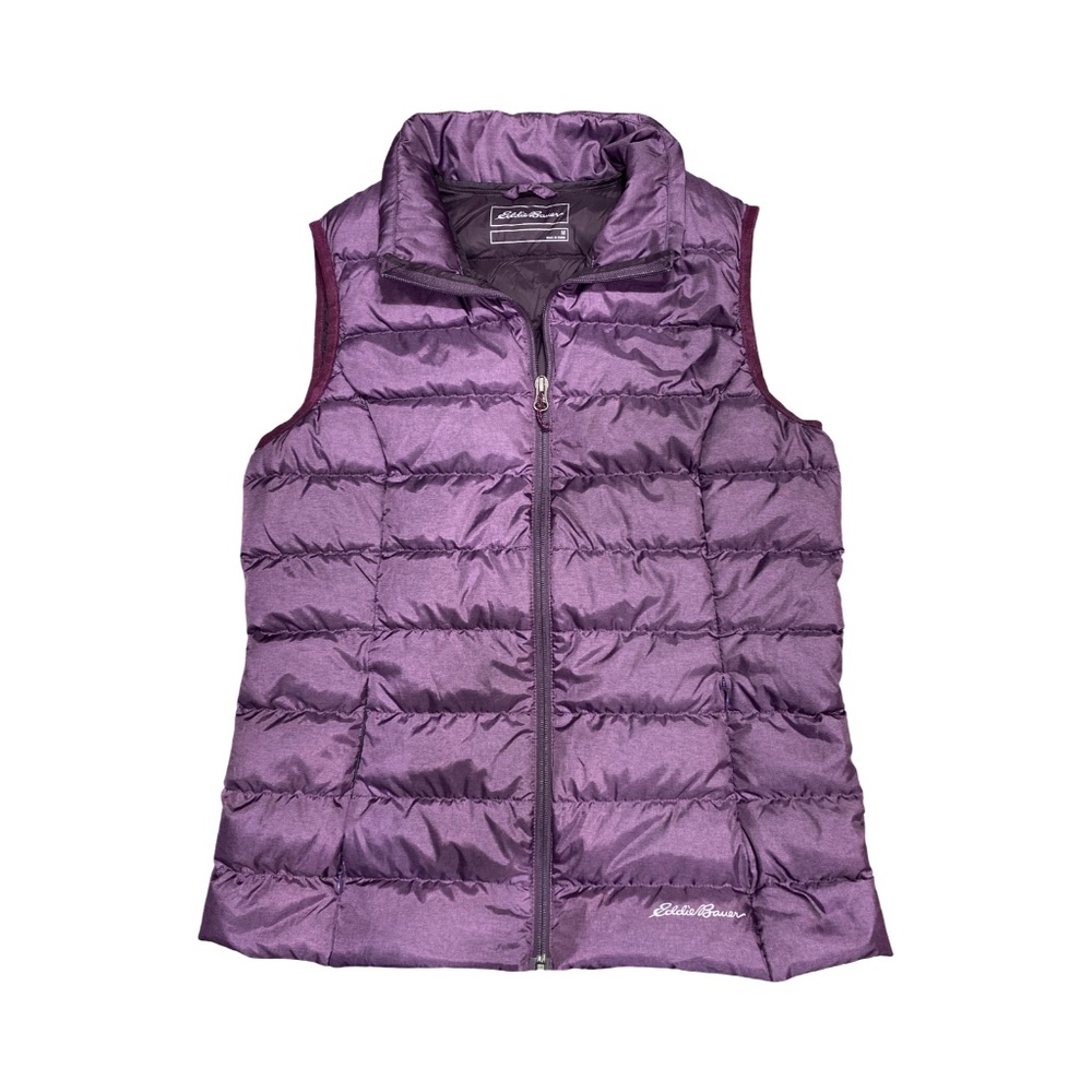 Eddie Bauer Purple Quilted Puffer Vest